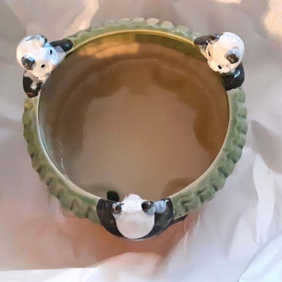 Vintage Panda Bear Planter Pot Holder - Picture 8 of 10